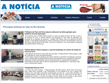 Tablet Screenshot of anoticianet.com.br